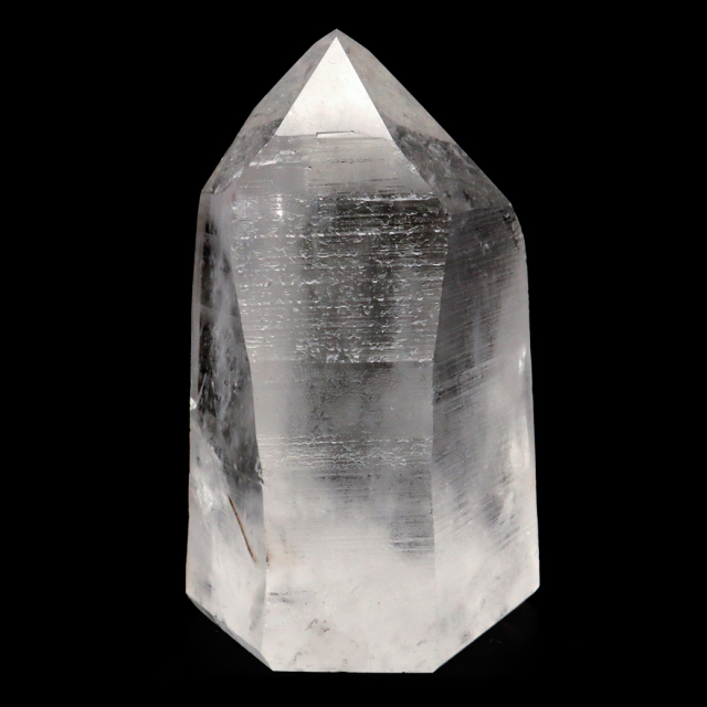 レムリアンシード 水晶 六角柱 ポイント 一部面残し 研磨磨き 1点もの AA 天然石 ブラジル バイーア州産 証明書付き