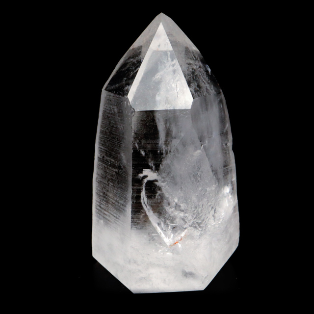 レムリアンシード 水晶 六角柱 ポイント 一部面残し 研磨磨き 1点もの AA 天然石 ブラジル バイーア州産 証明書付き