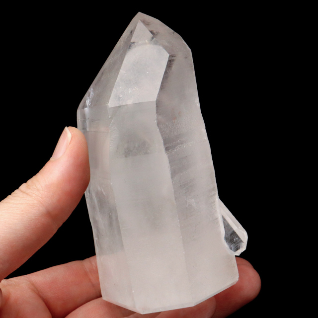 レムリアンシード 水晶 六角柱 ポイント 一部面残し 研磨磨き 1点もの AA 天然石 ブラジル バイーア州産 証明書付き
