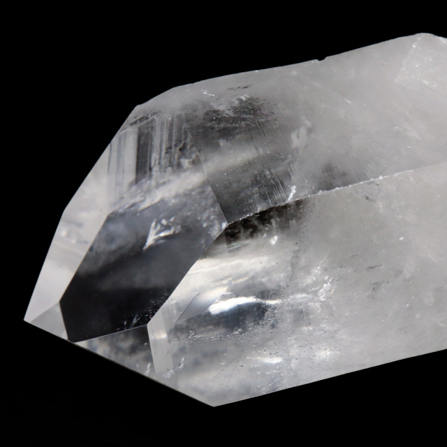 レムリアンシード 水晶 六角柱 ポイント 一部面残し 研磨磨き 624g 1点