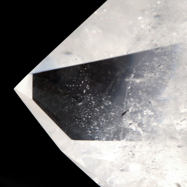 レムリアンシード 水晶 六角柱 ポイント 一部面残し 研磨磨き 1点もの AA 天然石 ブラジル バイーア州産 証明書付き