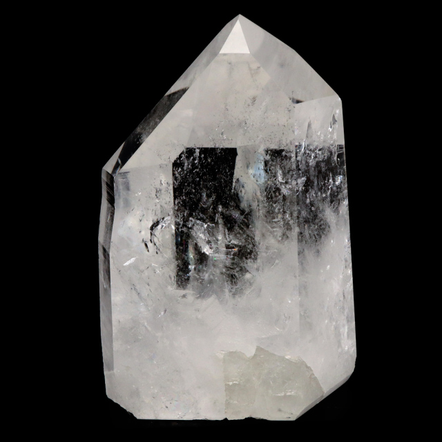 レムリアンシード 水晶 六角柱 ポイント 一部面残し 研磨磨き 1点もの AA 天然石 ブラジル バイーア州産 証明書付き