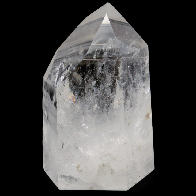 レムリアンシード 水晶 六角柱 ポイント 一部面残し 研磨磨き 1点もの AA 天然石 ブラジル バイーア州産 証明書付き