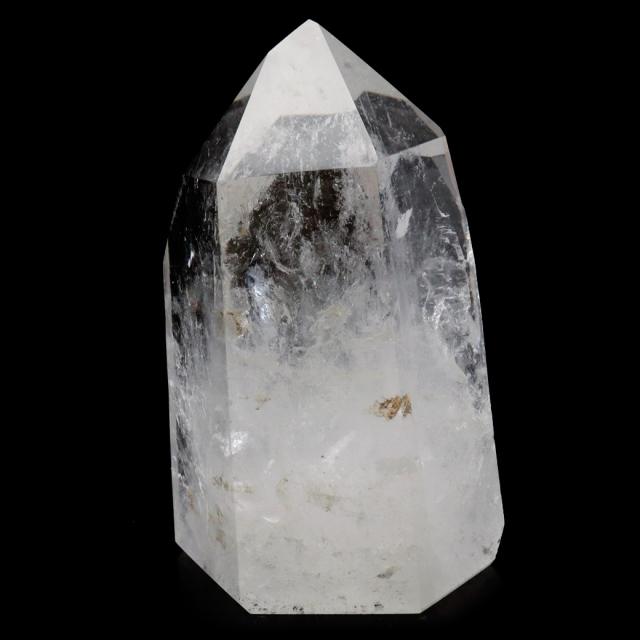 レムリアンシード 水晶 六角柱 ポイント 一部面残し 研磨磨き 1点もの AA 天然石 ブラジル バイーア州産 証明書付き