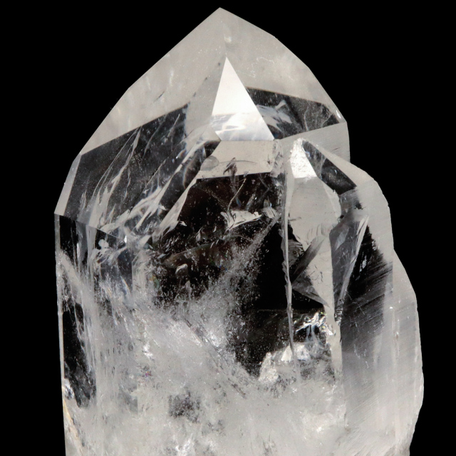 レムリアンシード 水晶 六角柱 ポイント 一部面残し 研磨磨き 1点もの AA 天然石 ブラジル バイーア州産 証明書付き