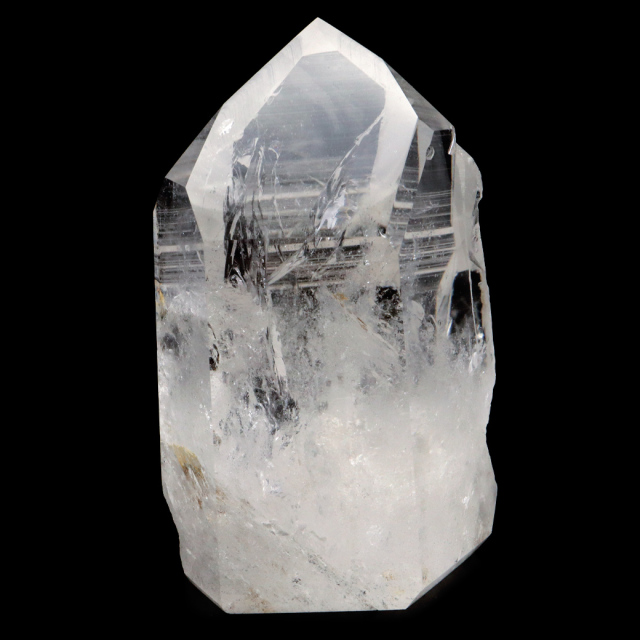 レムリアンシード 水晶 六角柱 ポイント 一部面残し 研磨磨き 1点もの AA 天然石 ブラジル バイーア州産 証明書付き