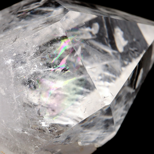 レムリアンシード 水晶 六角柱 ポイント 一部面残し 研磨磨き 1点もの AA 天然石 ブラジル バイーア州産 証明書付き