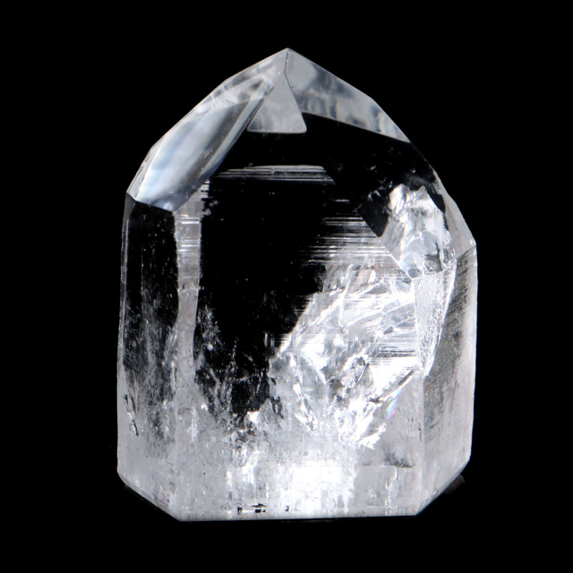 レムリアンシード 水晶 六角柱 ポイント 一部面残し 研磨磨き AAAAA 虹入り レインボー ブラジル セーラ・デ・カブラル産