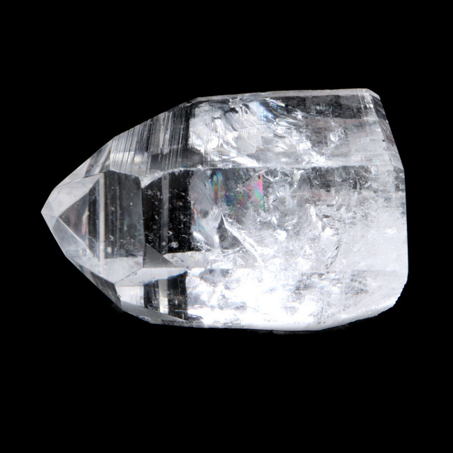 レムリアンシード 水晶 六角柱 ポイント 一部面残し 研磨磨き AAAAA 虹入り レインボー ブラジル セーラ・デ・カブラル産