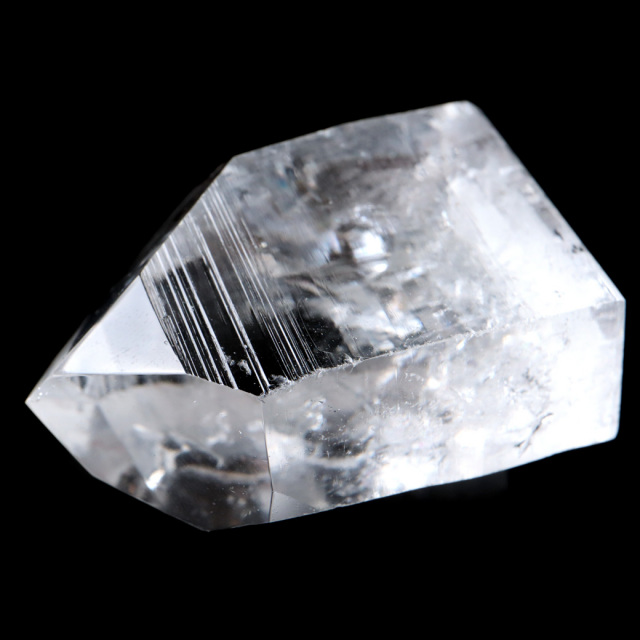 レムリアンシード 水晶 六角柱 ポイント 一部面残し 研磨磨き AAAAA 虹入り レインボー ブラジル セーラ・デ・カブラル産