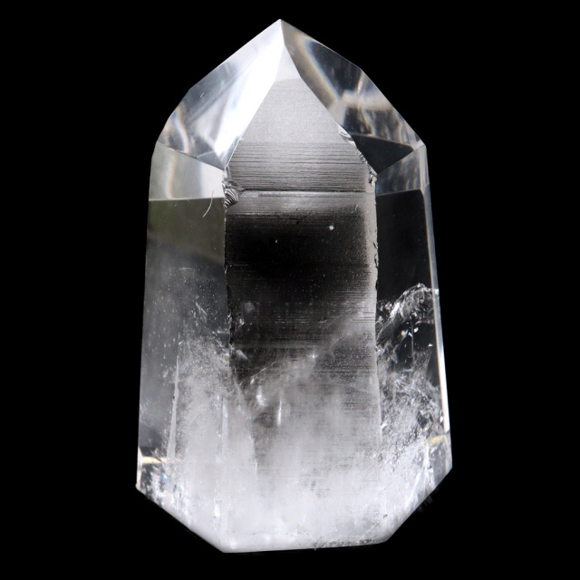 レムリアンシード 水晶 六角柱 ポイント 一部面残し 研磨磨き 1点もの 5A レインボー 天然石 ブラジル バイーア州産 証明書付き