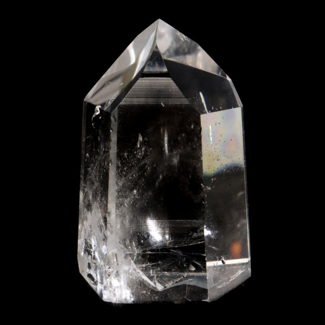 レムリアンシード 水晶 六角柱 ポイント 一部面残し 研磨磨き 1点もの 5A レインボー 天然石 ブラジル バイーア州産 証明書付き