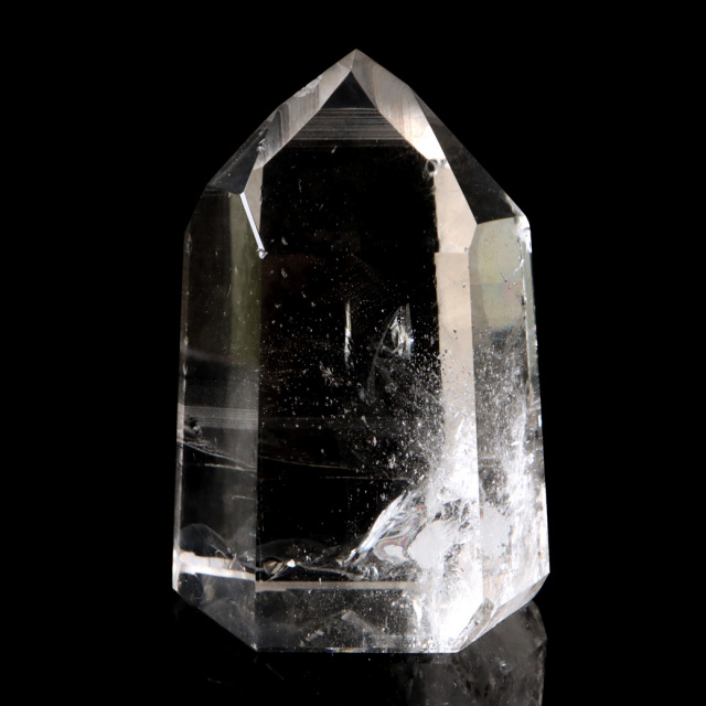 レムリアンシード 水晶 六角柱 ポイント 一部面残し 研磨磨き 1点もの 5A レインボー 天然石 ブラジル バイーア州産 証明書付き