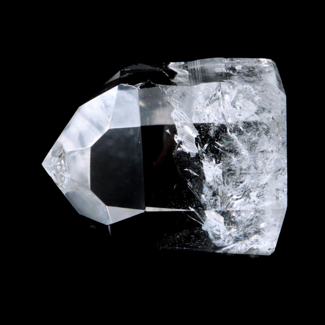 レムリアンシード 水晶 六角柱 ポイント 一部面残し 研磨磨き AAAAA 虹入り レインボー ブラジル セーラ・デ・カブラル産