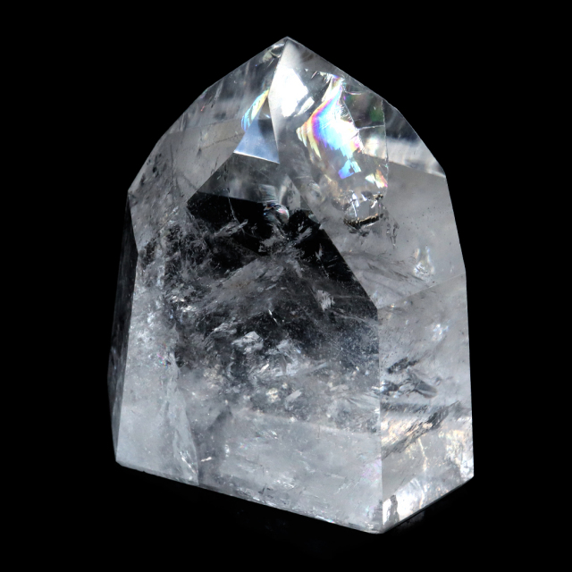 レムリアンシード 水晶 六角柱 ポイント 全面研磨 磨き 1点もの AAA+ 虹入り  ブラジル バイーア州産 証明書付き