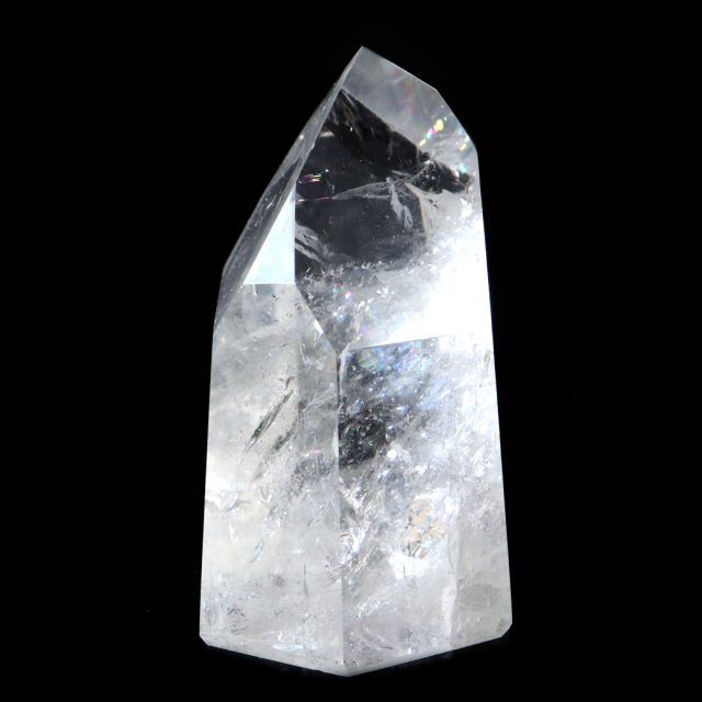 レムリアンシード 水晶 六角柱 ポイント 全面研磨 磨き 1点もの AAA+ 虹入り  ブラジル バイーア州産 証明書付き