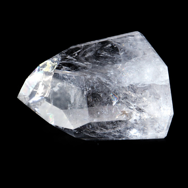 レムリアンシード 水晶 六角柱 ポイント 全面研磨 磨き 1点もの AAA+ 虹入り  ブラジル バイーア州産 証明書付き