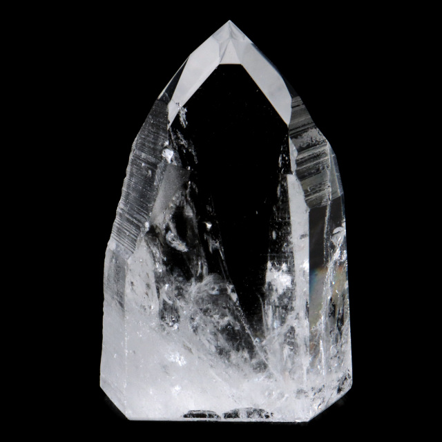 レムリアンシード 水晶 六角柱 ポイント 一部面残し 研磨磨き 182g 1点