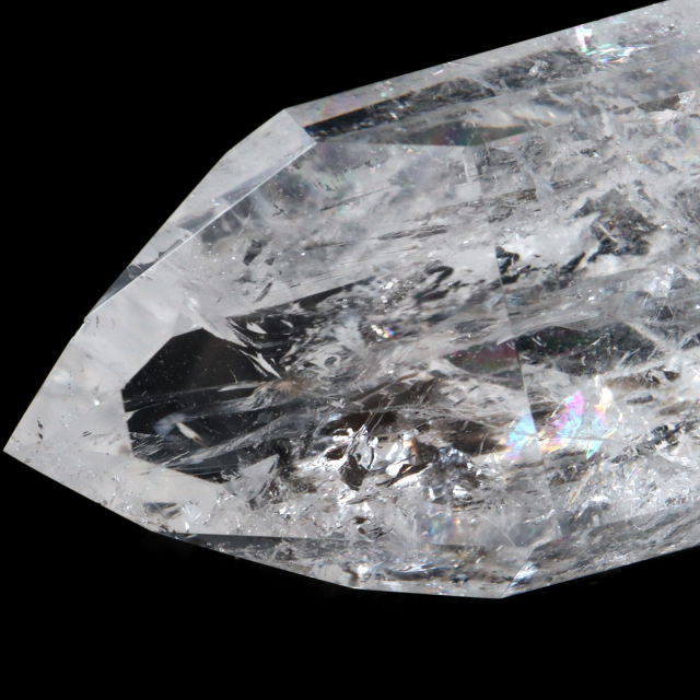 レムリアンシード 水晶 六角柱 ポイント 全面研磨 磨き 1点もの AAAAA 虹入り レインボー ブラジル セーラ・デ・カブラル産