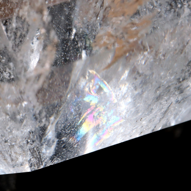レムリアンシード 水晶 六角柱 ポイント 全面研磨 磨き 1点もの AAAAA 虹入り レインボー 天然石 ブラジル バイーア州産 証明書付き