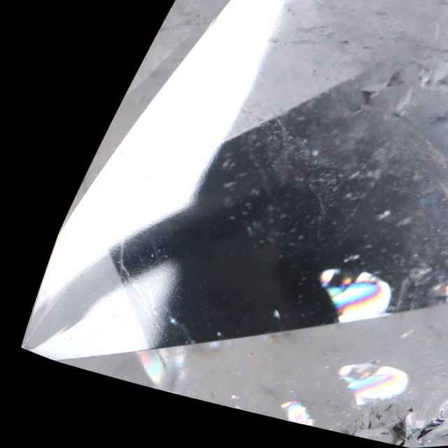 レムリアンシード 水晶 六角柱 ポイント 全面研磨 磨き 1点もの AAAAA 虹入り レインボー 天然石 ブラジル バイーア州産 証明書付き