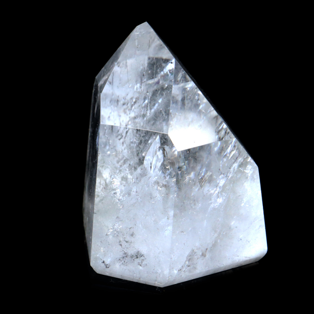 レムリアン水晶 六角柱 レムリアンシード 水晶 六角柱 ポイント 全面研磨 磨き 441g 1点もの