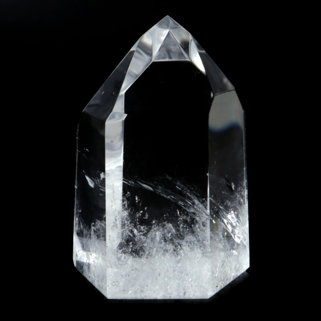 レムリアンシード 水晶 六角柱 ポイント 全面研磨 磨き 1点もの AAA+ 虹入り  ブラジル バイーア州産 証明書付き