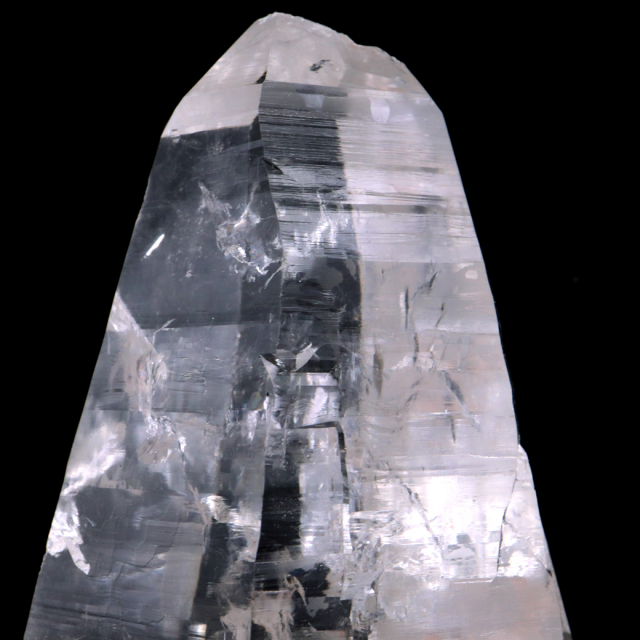 レムリアンシード 水晶 ポイント 原石 ブラジル バイーア州 セントセ産 クリスタル 浄化 単晶 高さ17.5cm 1点もの AAAAA+ 虹入り