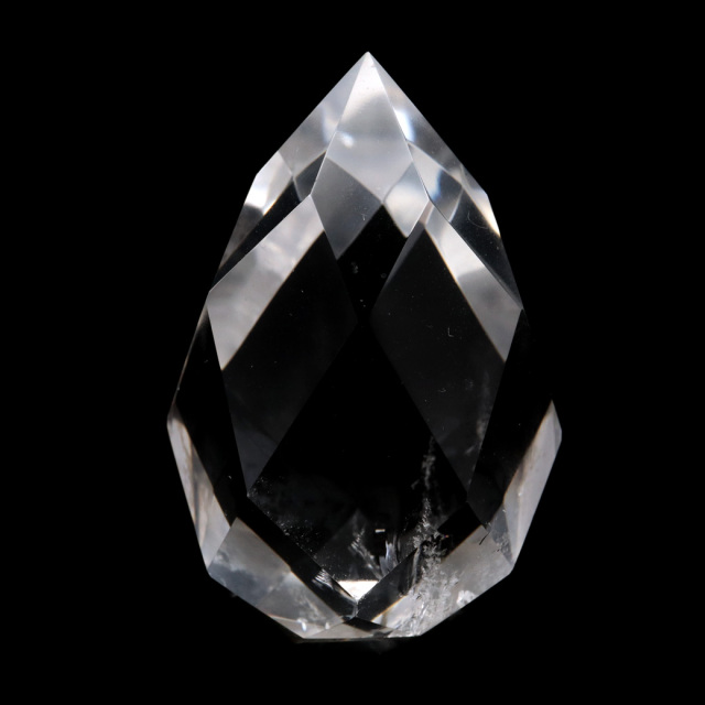 レムリアンシード カット しずく型 置き物 キラキラ 虹入り レインボー 1点もの 天然石  セーラ・デ・カブラル産 浄化 ヒーリング