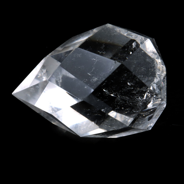 レムリアンシード カット しずく型 置き物 キラキラ 虹入り レインボー 1点もの 天然石  セーラ・デ・カブラル産 浄化 ヒーリング