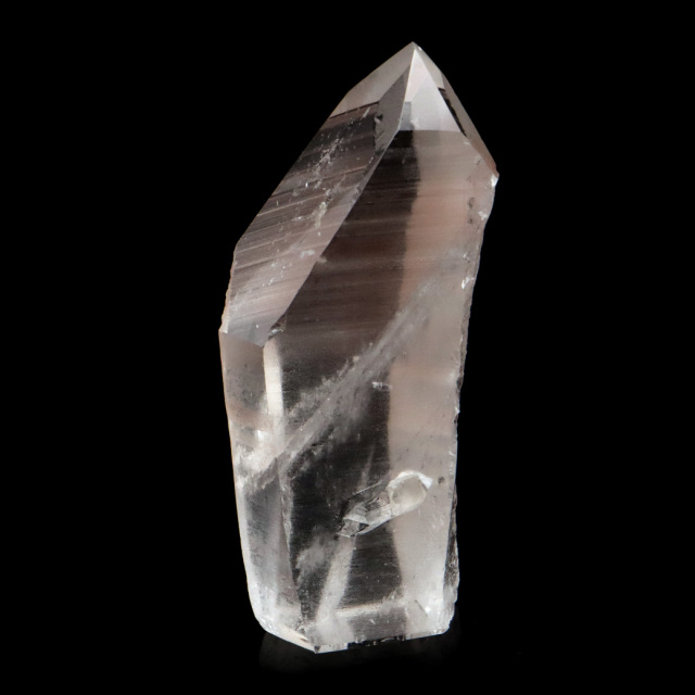 レムリアンシード 水晶 六角柱 ポイント 一部面残し 研磨磨き 天然石 ブラジル バイーア州産 証明書付き