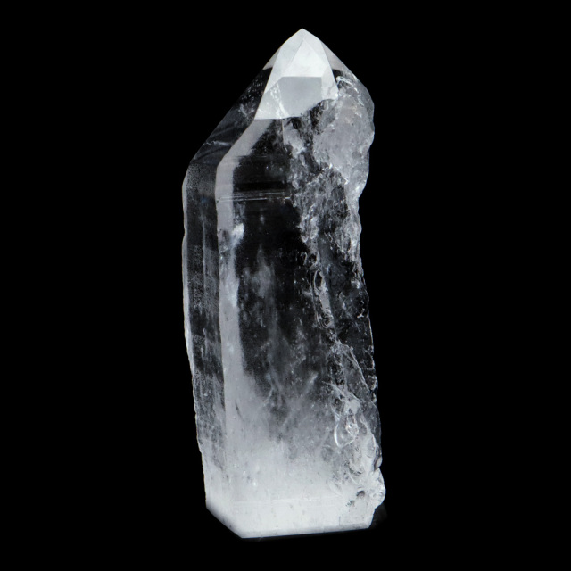 レムリアンシード 水晶 六角柱 ポイント 一部面残し 研磨磨き 天然石 ブラジル バイーア州産 証明書付き