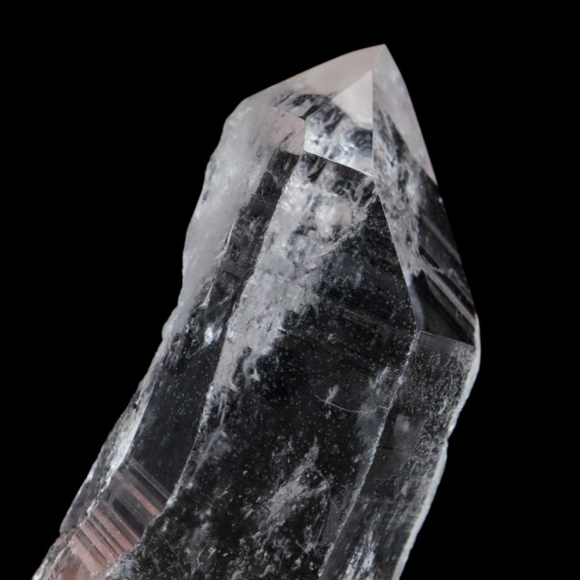 レムリアンシード 水晶 六角柱 ポイント 一部面残し 研磨磨き 天然石 ブラジル バイーア州産 証明書付き