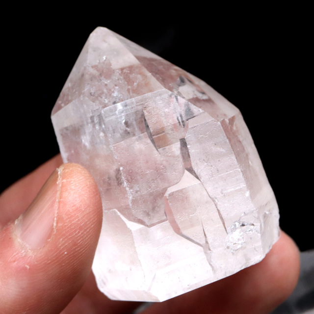 楽天市場】レムリアンシード 水晶 六角柱 ポイント 全面研磨