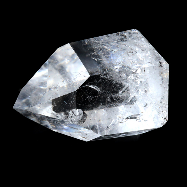 レムリアンシード 水晶 六角柱 ポイント 全面研磨 磨き 1点もの 虹入り レインボー 天然石 ブラジル バイーア州産 証明書付き