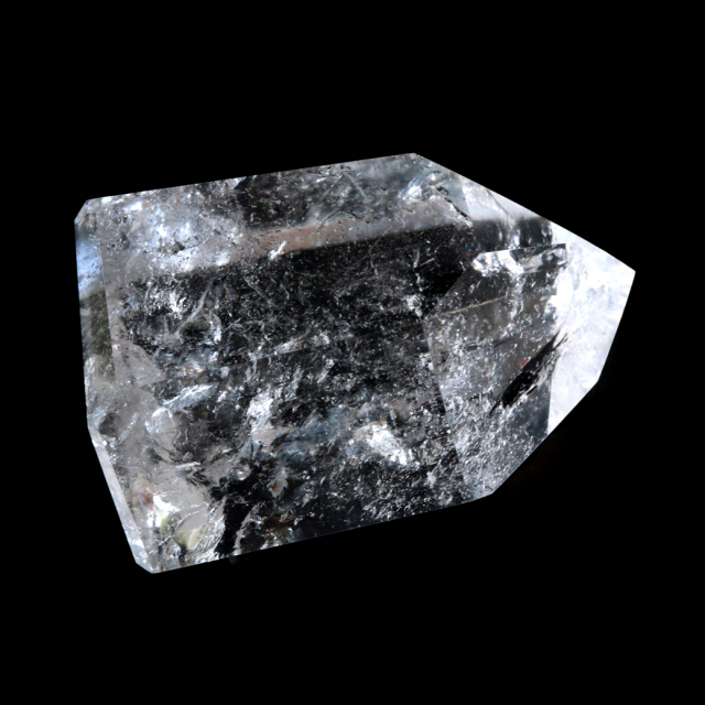 レムリアンシード 水晶 六角柱 ポイント 全面研磨 磨き 1点もの 虹入り レインボー 天然石 ブラジル バイーア州産 証明書付き
