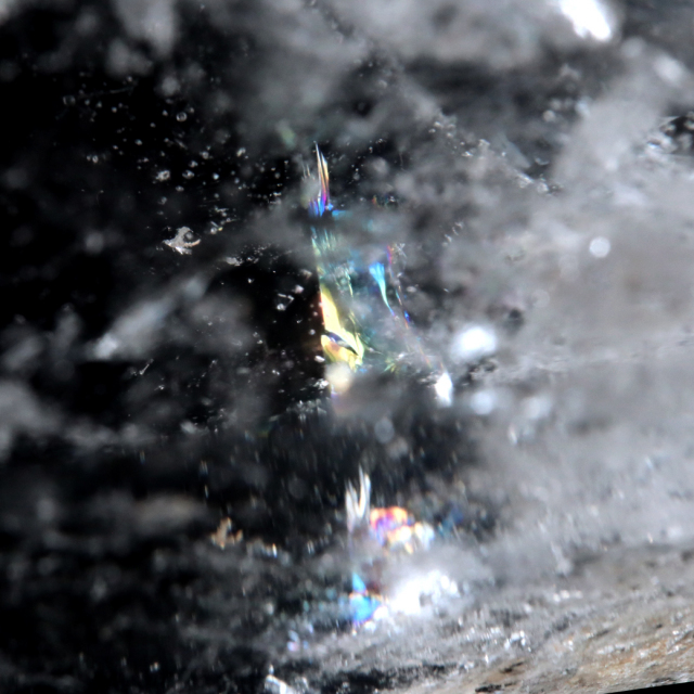レムリアンシード 水晶 六角柱 ポイント 全面研磨 磨き 1点もの 虹入り レインボー 天然石 ブラジル バイーア州産 証明書付き