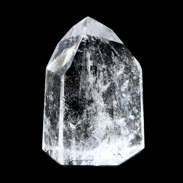 レムリアンシード 水晶 六角柱 ポイント 全面研磨 磨き 1点もの 虹入り レインボー 天然石 ブラジル バイーア州産 証明書付き