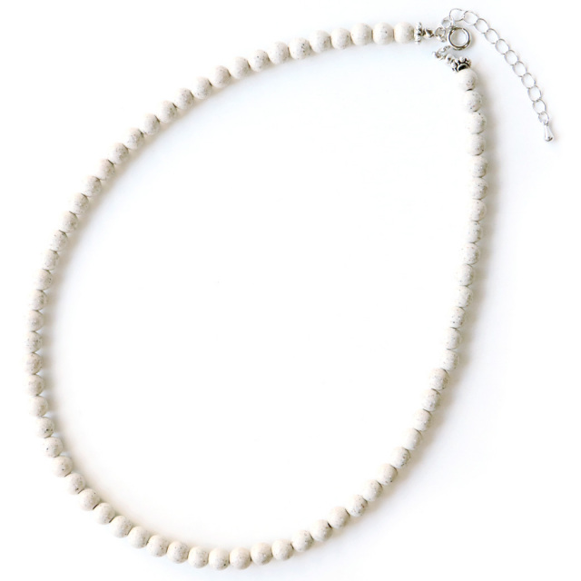 北投石 ネックレス 6mm 台湾産 台湾産 マイナスイオン測定済み ラジウム