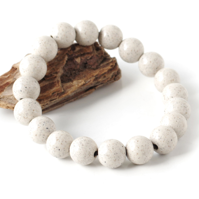 北投石 ブレスレット10mm 台湾産 マイナスイオン測定済み ラジウム