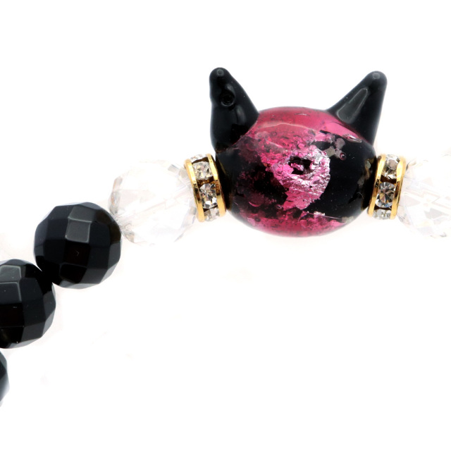 ピカピカ様♥️アラシャン 猫＆大玉ストロベリークォーツ・大粒蝶々天然石ブレス Amazon.co.jp: [GOLD STONE] ホタルガラス ブレスレット 光る