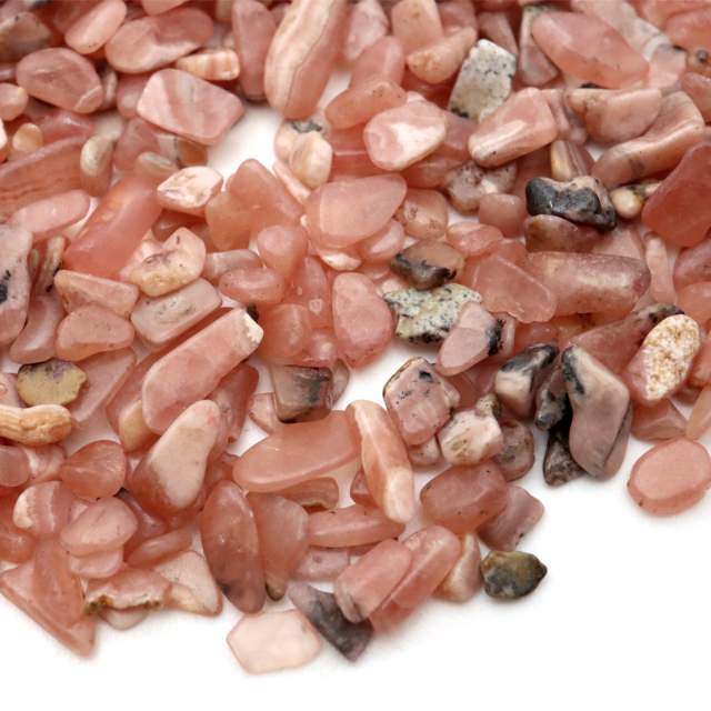 インカローズ さざれ石 100g サイズ小 ロードクロサイト 菱マンガン鉱 天然石 パワーストーン 浄化グッズ