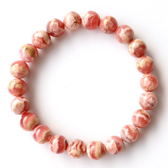 良質】インカローズ 8㎜ブレスレット恋愛運