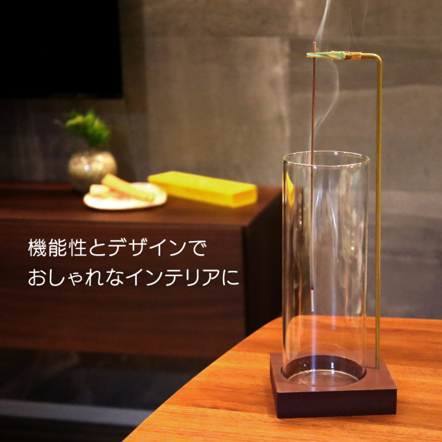 線香立て おしゃれ お香立て ガラス 吊り下げ お香たて ロング アロマスティック 癒し 浄化 かわいい スタンド 睡眠 ギフト