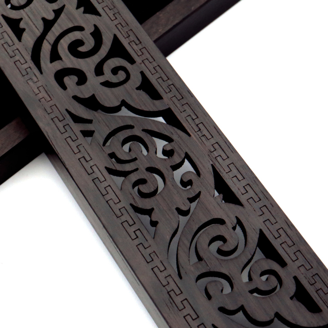 お香立て 横置き 黒檀 コクタン おしゃれ お香たて 防火布付き 線香立てスタンド 睡眠 ギフト 受け皿 素敵 和 北欧 ボックス