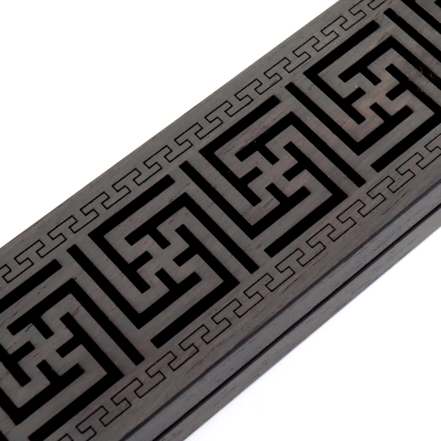 お香立て 横置き 黒檀 コクタン おしゃれ お香たて 防火布付き 線香立てスタンド 睡眠 ギフト 受け皿 素敵 和 北欧 ボックス