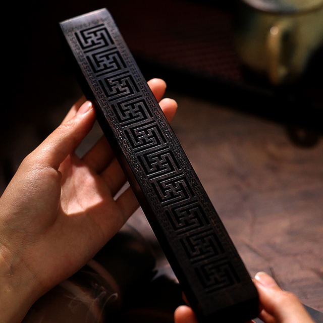 お香立て 横置き 黒檀 コクタン おしゃれ お香たて 防火布付き 線香立てスタンド 睡眠 ギフト 受け皿 素敵 和 北欧 ボックス