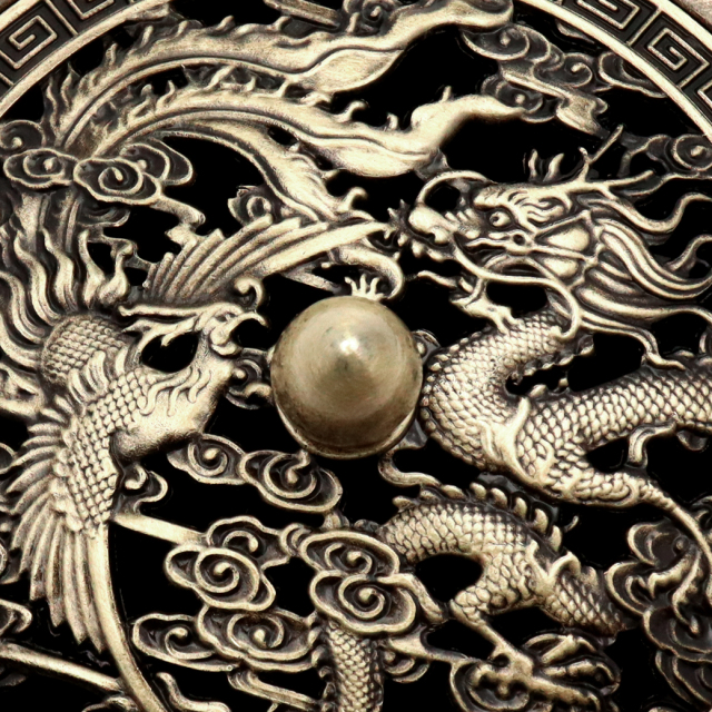 香炉 おしゃれ お香立て 真鍮製 龍 鳳凰 デザイン 蓋付き 丸型 渦巻型 うずまき 線香 コーン 対応 置き台 灰がこぼれない お盆