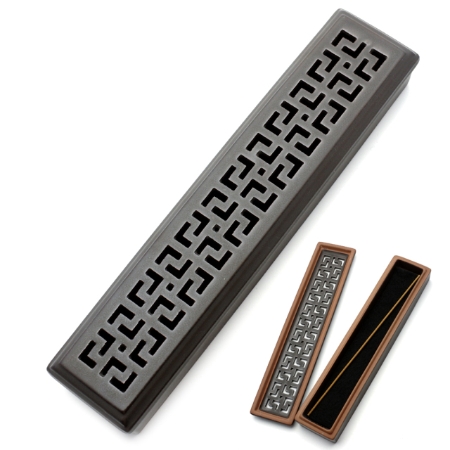 お香立て 横置き 陶器製 おしゃれ 選べる2カラー お香たて 横置き 線香立て スタンド 睡眠 ギフト 受け皿 素敵 和 北欧 ボックス 仏壇