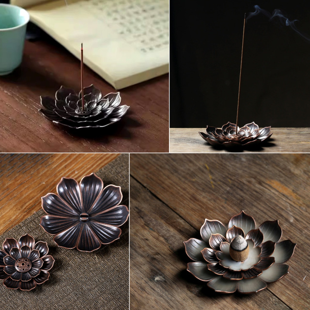 お香立て 蓮の花 おしゃれ お香たて 蓮 ロータス お盆 線香立て スタンド 睡眠 ギフト 受け皿 素敵 和 北欧 ボックス 仏壇